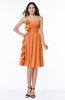 ColsBM Arely Mango Modern A-line Sweetheart Zip up Knee Length Fringe Plus Size Bridesmaid Dresses
