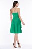 ColsBM Arely Pepper Green Modern A-line Sweetheart Zip up Knee Length Fringe Plus Size Bridesmaid Dresses