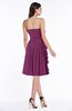 ColsBM Arely Raspberry Modern A-line Sweetheart Zip up Knee Length Fringe Plus Size Bridesmaid Dresses