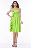 ColsBM Arely Sharp Green Modern A-line Sweetheart Zip up Knee Length Fringe Plus Size Bridesmaid Dresses
