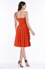 ColsBM Arely Tangerine Tango Modern A-line Sweetheart Zip up Knee Length Fringe Plus Size Bridesmaid Dresses