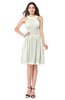 ColsBM Ariana Ivory Glamorous A-line Jewel Sleeveless Zipper Knee Length Bridesmaid Dresses