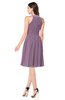 ColsBM Ariana Valerian Glamorous A-line Jewel Sleeveless Zipper Knee Length Bridesmaid Dresses