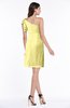 ColsBM Kaya Daffodil Glamorous Column One Shoulder Half Backless Mini Tassel Plus Size Bridesmaid Dresses