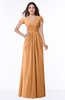 ColsBM Evie Pheasant Glamorous A-line Short Sleeve Floor Length Ruching Plus Size Bridesmaid Dresses