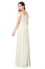 ColsBM Susan Whisper White Mature Short Sleeve Zipper Floor Length Ribbon Plus Size Bridesmaid Dresses