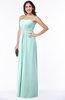 ColsBM Savanna Blue Glass Classic A-line Sleeveless Floor Length Ribbon Plus Size Bridesmaid Dresses