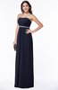ColsBM Savanna Dark Sapphire Classic A-line Sleeveless Floor Length Ribbon Plus Size Bridesmaid Dresses