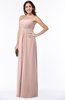 ColsBM Savanna Dusty Rose Classic A-line Sleeveless Floor Length Ribbon Plus Size Bridesmaid Dresses