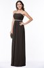ColsBM Savanna Fudge Brown Classic A-line Sleeveless Floor Length Ribbon Plus Size Bridesmaid Dresses