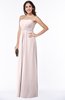 ColsBM Savanna Light Pink Classic A-line Sleeveless Floor Length Ribbon Plus Size Bridesmaid Dresses