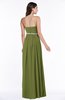 ColsBM Savanna Olive Green Classic A-line Sleeveless Floor Length Ribbon Plus Size Bridesmaid Dresses