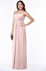 ColsBM Savanna Pastel Pink Classic A-line Sleeveless Floor Length Ribbon Plus Size Bridesmaid Dresses