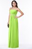 ColsBM Savanna Sharp Green Classic A-line Sleeveless Floor Length Ribbon Plus Size Bridesmaid Dresses