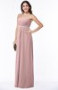 ColsBM Savanna Silver Pink Classic A-line Sleeveless Floor Length Ribbon Plus Size Bridesmaid Dresses