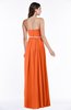 ColsBM Savanna Tangerine Classic A-line Sleeveless Floor Length Ribbon Plus Size Bridesmaid Dresses