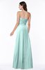ColsBM Elaine Blue Glass Modern A-line Sleeveless Zip up Flower Plus Size Bridesmaid Dresses