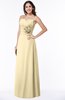 ColsBM Elaine Cornhusk Modern A-line Sleeveless Zip up Flower Plus Size Bridesmaid Dresses