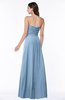 ColsBM Elaine Dusty Blue Modern A-line Sleeveless Zip up Flower Plus Size Bridesmaid Dresses