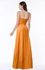 ColsBM Elaine Orange Modern A-line Sleeveless Zip up Flower Plus Size Bridesmaid Dresses