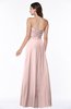 ColsBM Elaine Pastel Pink Modern A-line Sleeveless Zip up Flower Plus Size Bridesmaid Dresses