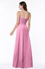 ColsBM Elaine Pink Modern A-line Sleeveless Zip up Flower Plus Size Bridesmaid Dresses