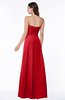 ColsBM Elaine Red Modern A-line Sleeveless Zip up Flower Plus Size Bridesmaid Dresses