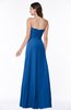 ColsBM Elaine Royal Blue Modern A-line Sleeveless Zip up Flower Plus Size Bridesmaid Dresses