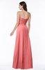 ColsBM Elaine Shell Pink Modern A-line Sleeveless Zip up Flower Plus Size Bridesmaid Dresses