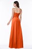 ColsBM Elaine Tangerine Modern A-line Sleeveless Zip up Flower Plus Size Bridesmaid Dresses