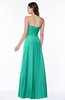 ColsBM Elaine Viridian Green Modern A-line Sleeveless Zip up Flower Plus Size Bridesmaid Dresses
