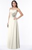 ColsBM Elaine Whisper White Modern A-line Sleeveless Zip up Flower Plus Size Bridesmaid Dresses