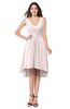 ColsBM Ainsley Angel Wing Elegant A-line Zipper Hi-Lo Ruching Plus Size Bridesmaid Dresses