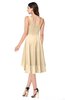 ColsBM Ainsley Apricot Gelato Elegant A-line Zipper Hi-Lo Ruching Plus Size Bridesmaid Dresses