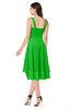 ColsBM Ainsley Classic Green Elegant A-line Zipper Hi-Lo Ruching Plus Size Bridesmaid Dresses