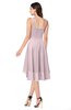 ColsBM Ainsley Pale Lilac Elegant A-line Zipper Hi-Lo Ruching Plus Size Bridesmaid Dresses