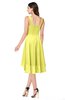 ColsBM Ainsley Pale Yellow Elegant A-line Zipper Hi-Lo Ruching Plus Size Bridesmaid Dresses