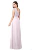 ColsBM Bethany Blush Modern A-line Sleeveless Chiffon Floor Length Plus Size Bridesmaid Dresses