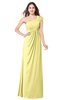 ColsBM Bethany Daffodil Modern A-line Sleeveless Chiffon Floor Length Plus Size Bridesmaid Dresses