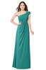 ColsBM Bethany Emerald Green Modern A-line Sleeveless Chiffon Floor Length Plus Size Bridesmaid Dresses