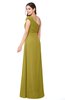 ColsBM Bethany Golden Olive Modern A-line Sleeveless Chiffon Floor Length Plus Size Bridesmaid Dresses