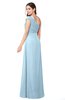 ColsBM Bethany Ice Blue Modern A-line Sleeveless Chiffon Floor Length Plus Size Bridesmaid Dresses