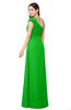 ColsBM Bethany Jasmine Green Modern A-line Sleeveless Chiffon Floor Length Plus Size Bridesmaid Dresses