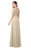 ColsBM Bethany Novelle Peach Modern A-line Sleeveless Chiffon Floor Length Plus Size Bridesmaid Dresses