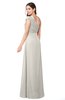 ColsBM Bethany Off White Modern A-line Sleeveless Chiffon Floor Length Plus Size Bridesmaid Dresses