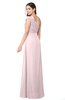 ColsBM Bethany Petal Pink Modern A-line Sleeveless Chiffon Floor Length Plus Size Bridesmaid Dresses