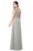 ColsBM Bethany Platinum Modern A-line Sleeveless Chiffon Floor Length Plus Size Bridesmaid Dresses