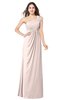 ColsBM Bethany Silver Peony Modern A-line Sleeveless Chiffon Floor Length Plus Size Bridesmaid Dresses