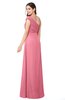 ColsBM Bethany Watermelon Modern A-line Sleeveless Chiffon Floor Length Plus Size Bridesmaid Dresses