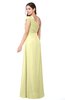 ColsBM Bethany Wax Yellow Modern A-line Sleeveless Chiffon Floor Length Plus Size Bridesmaid Dresses